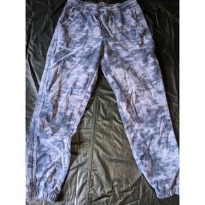Athleta Farallon Jogger Size 8 Inversion Medieval Violet Pants Drawstring